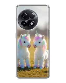 Чехол для OnePlus 11 с картинкой «Пара единорогов» Чехол для OnePlus 11 с картинкой «Пара единорогов»