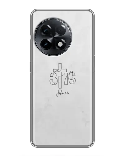 Чохол для OnePlus 11 з картинкою «Івана 3:16 Хрест»