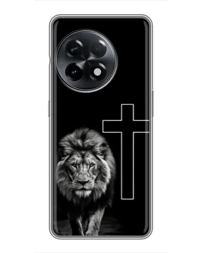 Чохол для OnePlus 11 з картинкою «Лев та Хрест»