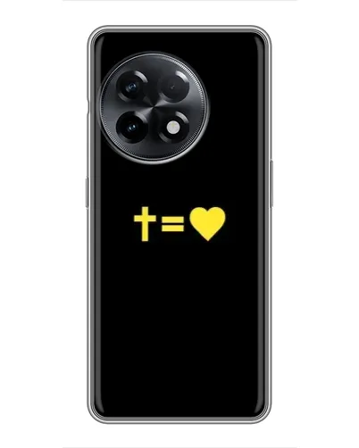 Чохол для OnePlus 11 з картинкою «Серце та Хрест»