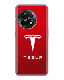 Чехол для OnePlus 11 с картинкой «Tesla Red Classic» Чехол для OnePlus 11 с картинкой «Tesla Red Classic»