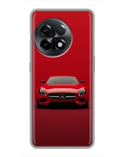 Чехол для OnePlus 11 с картинкой «Красный Mercedes AMG»