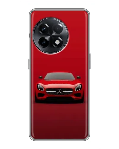 Чехол для OnePlus 11 с картинкой «Красный Mercedes AMG»