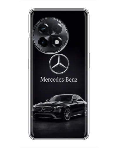 Чехол для OnePlus 11 с картинкой «Mercedes — решетка радиатора»