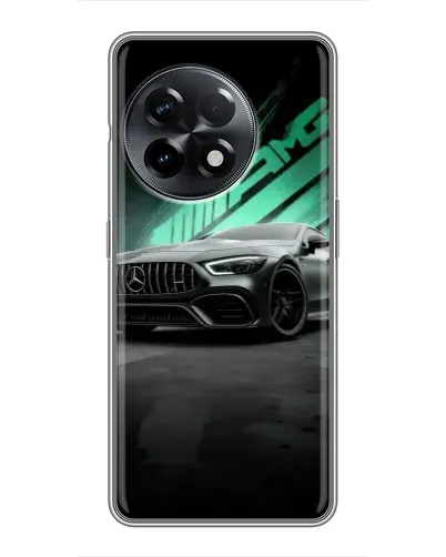 Чехол для OnePlus 11 с картинкой «Темный Mercedes AMG»