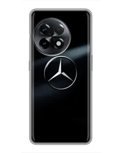 Чехол для OnePlus 11 с картинкой «Mercedes на металле» Чехол для OnePlus 11 с картинкой «Mercedes на металле»