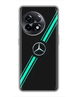 Чехол для OnePlus 11 с картинкой «Спортивные линии Mercedes» Чехол для OnePlus 11 с картинкой «Спортивные линии Mercedes»
