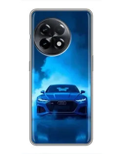 Чехол для OnePlus 11 с картинкой «Audi — голубая энергия»