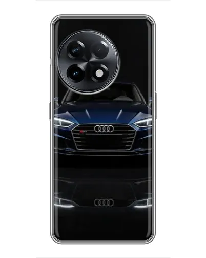 Чехол для OnePlus 11 с картинкой «Audi — ночное отражение»
