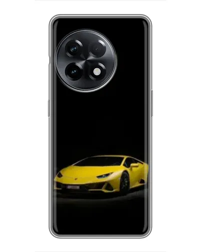 Чехол для OnePlus 11 с картинкой «Lamborghini желтый акцент»