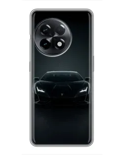 Чехол для OnePlus 11 с картинкой «Черный Lamborghini Aventador» Чехол для OnePlus 11 с картинкой «Черный Lamborghini Aventador»