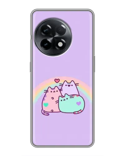 Чехол для OnePlus 11 с картинкой «Радужные Пушины» Чехол для OnePlus 11 с картинкой «Радужные Пушины»