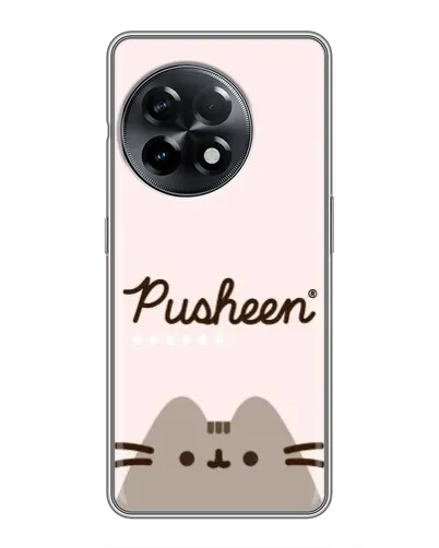 Чехол для OnePlus 11 с картинкой «Pusheen логотип» Чехол для OnePlus 11 с картинкой «Pusheen логотип»