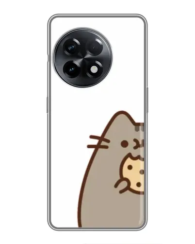 Чехол для OnePlus 11 с картинкой «Пушин с печеньем» Чехол для OnePlus 11 с картинкой «Пушин с печеньем»