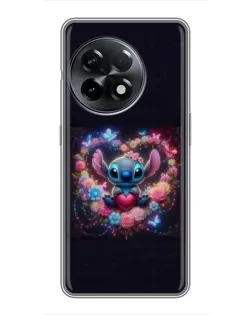 Чохол для OnePlus 11 з картинкою «Stitch у квітах»