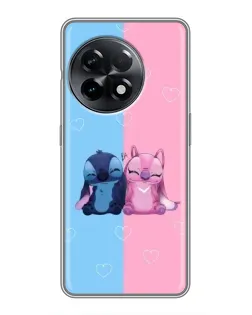 Чохол для OnePlus 11 з картинкою «Stitch та Angel Love»