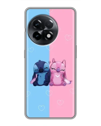 Чохол для OnePlus 11 з картинкою «Stitch та Angel Love»