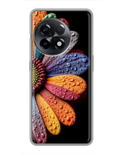 Чехол для OnePlus 11 с картинкой «Радужный цветок» Чехол для OnePlus 11 с картинкой «Радужный цветок»
