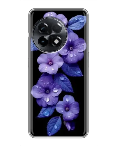 Чехол для OnePlus 11 с картинкой «Фиолетовые цветы с росою» Чехол для OnePlus 11 с картинкой «Фиолетовые цветы с росою»