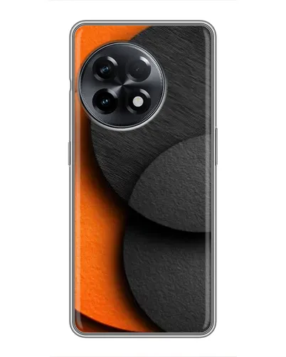 Чохол для OnePlus 11 з картинкою «Геометрія помаранчевих кіл»