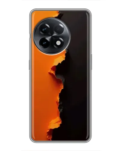 Чохол для OnePlus 11 з картинкою «Помаранчевий розлом»