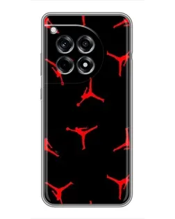 Чохол для OnePlus 12 Pro з картинкою «Jordan Red Pattern» Чохол для OnePlus 12 Pro з картинкою «Jordan Red Pattern»