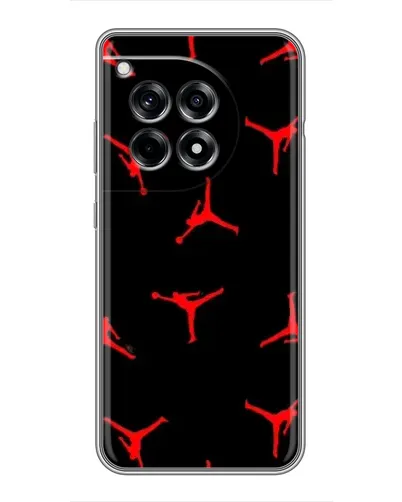 Чехол для OnePlus 12 Pro с картинкой «Jordan Red Pattern»