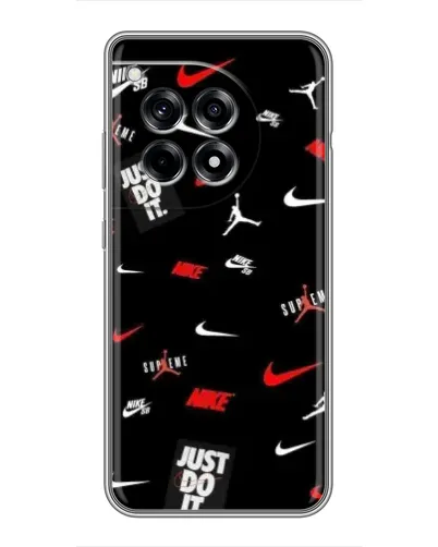Чехол для OnePlus 12 Pro с картинкой «Nike Mix Pattern»