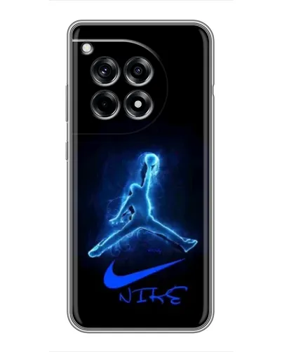 Чехол для OnePlus 12 Pro с картинкой «Jordan Neon Blue»