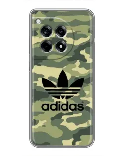 Чохол для OnePlus 12 Pro з картинкою «Мілітарі стиль Adidas»