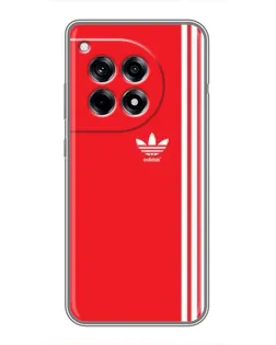 Чохол для OnePlus 12 Pro з картинкою «Червоний мінімалізм Adidas»