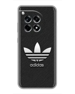 Чохол для OnePlus 12 Pro з картинкою «Adidas Карбонова текстура»