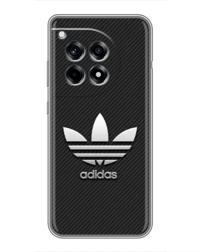 Чохол для OnePlus 12 Pro з картинкою «Adidas Карбонова текстура»