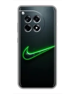 Чохол для OnePlus 12 Pro з картинкою «Неоновий контур Nike» Чохол для OnePlus 12 Pro з картинкою «Неоновий контур Nike»