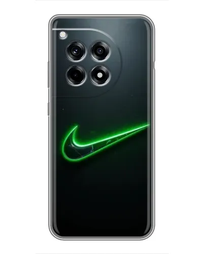 Чохол для OnePlus 12 Pro з картинкою «Неоновий контур Nike»
