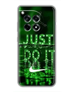 Чохол для OnePlus 12 Pro з картинкою «Зелений неоновий Nike»