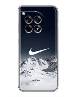 Чохол для OnePlus 12 Pro з картинкою «Nike — зимові гори»