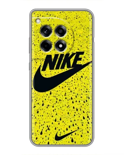 Чохол для OnePlus 12 Pro з картинкою «Жовтий текстурний Nike»