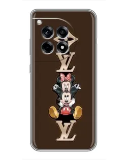 Чохол для OnePlus 12 Pro з картинкою «LV та Міккі Маус»