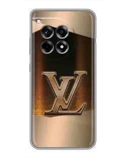 Чохол для OnePlus 12 Pro з картинкою «LV — золоте сяйво»