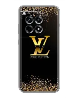 Чохол для OnePlus 12 Pro з картинкою «LV — золоті іскри»