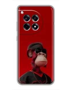 Чохол для OnePlus 12 Pro з картинкою «Bored Ape в червоному» Чохол для OnePlus 12 Pro з картинкою «Bored Ape в червоному»