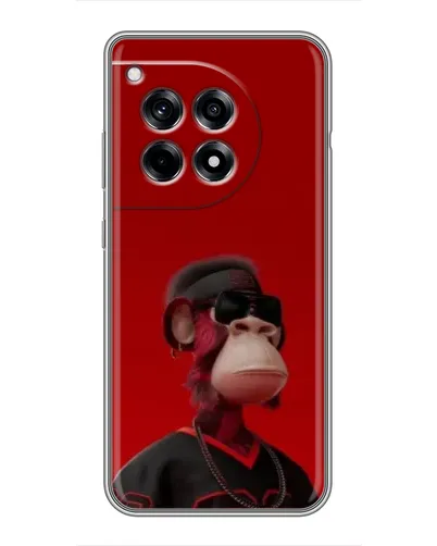 Чохол для OnePlus 12 Pro з картинкою «Bored Ape в червоному» Чохол для OnePlus 12 Pro з картинкою «Bored Ape в червоному»