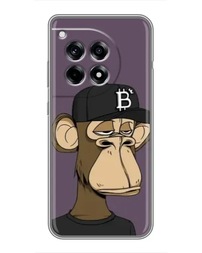 Чохол для OnePlus 12 Pro з картинкою «Bored Ape в кепці» Чохол для OnePlus 12 Pro з картинкою «Bored Ape в кепці»