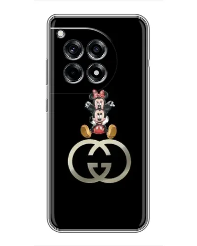 Чохол для OnePlus 12 Pro з картинкою «Мінні Маус на лого» Чохол для OnePlus 12 Pro з картинкою «Мінні Маус на лого»
