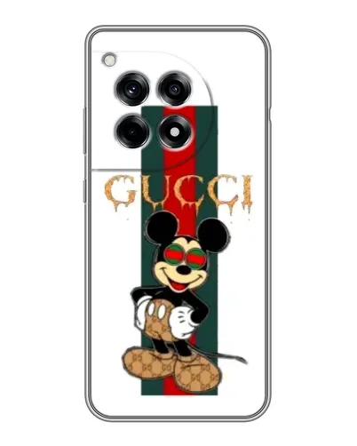 Чохол для OnePlus 12 Pro з картинкою «Міккі Маус Gucci — смуги» Чохол для OnePlus 12 Pro з картинкою «Міккі Маус Gucci — смуги»