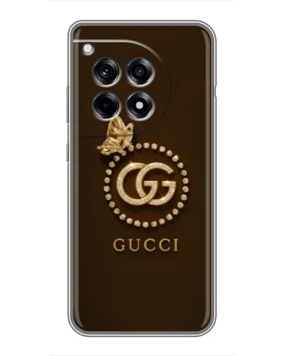 Чохол для OnePlus 12 Pro з картинкою «Gucci — золотий метелик» Чохол для OnePlus 12 Pro з картинкою «Gucci — золотий метелик»