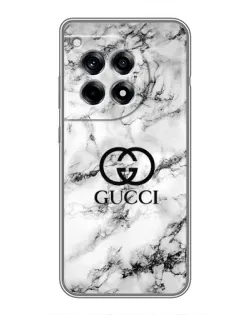 Чохол для OnePlus 12 Pro з картинкою «Gucci — мармуровий шик»