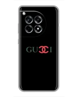 Чохол для OnePlus 12 Pro з картинкою «Gucci — червоний градієнт»