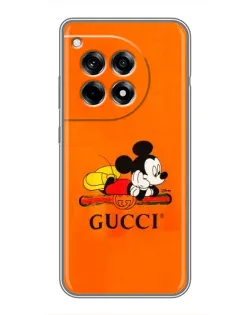 Чохол для OnePlus 12 Pro з картинкою «Міккі Маус Gucci — помаранч» Чохол для OnePlus 12 Pro з картинкою «Міккі Маус Gucci — помаранч»